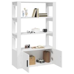 Berkfield Home Sideboard White 80x30x119.5 cm Engineered Wood - thumbnail 5