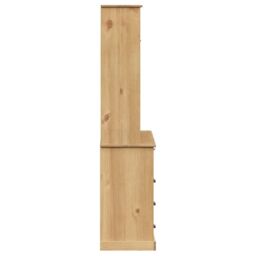 Berkfield Home Highboard VIGO 80x40x176 cm Solid Wood Pine in Brown - Size: 80 x 40 x 176 cm - thumbnail 6