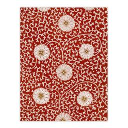 "Artery8 Owen Jones Floral Filigree Pattern in Red Wall Art Print - Size: W12"" x H16""" - thumbnail 1