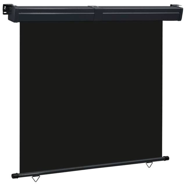 Berkfield Home Balcony Side Awning 160x250 cm Black - image 1