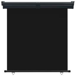 Berkfield Home Balcony Side Awning 160x250 cm Black - thumbnail 2