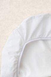 The Tiny Bed Company Waterproof Fitted Mattress Protector to fit Maxi-Cosi Iora - 80 x 50cm in White - Size: Crib - thumbnail 1
