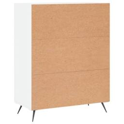 Berkfield Home Classic Chest of Drawers White 69.5x34x90 cm Engineered Wood - thumbnail 8