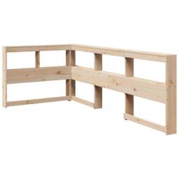 Berkfield Home Decorative Bookcase Bed without Mattress 75x190 cm Solid Wood Pine in Light Tan - thumbnail 6