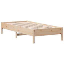 Berkfield Home Decorative Bookcase Bed without Mattress 75x190 cm Solid Wood Pine in Light Tan - thumbnail 7