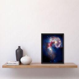 Artery8 Hubble Space Telescope Image Colourful Antennae Galaxies Galactic Spectacle Colliding Pair Mosaic Composite w/ Chandra X-Ray Observatory - thumbnail 2