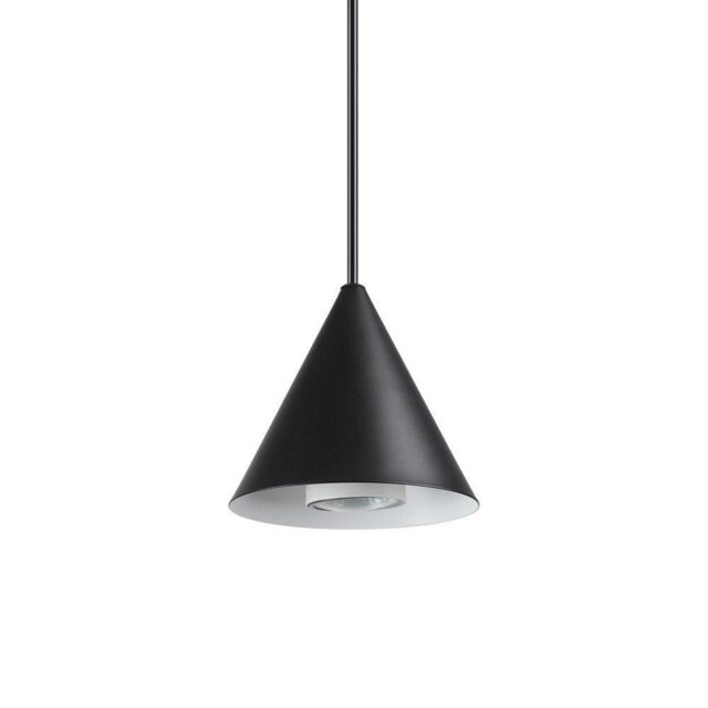 Netlighting ALine Indoor Dome Ceiling Pendant Lamp 1 Light Black GU10