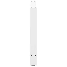 Berkfield Home Coffee Table Legs White 2 pcs 90x(72-73) cm Steel - thumbnail 6