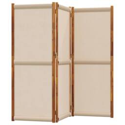 Berkfield Home 3-Panel Room Divider Taupe 210x180 cm - thumbnail 3