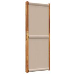 Berkfield Home 3-Panel Room Divider Taupe 210x180 cm - thumbnail 5