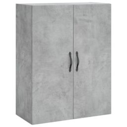 Berkfield Home Wall Mounted Cabinet Concrete Grey 69.5x34x90 cm Engineered Wood - thumbnail 2