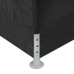 Berkfield Home Party Tent 3x9 m Anthracite in Black - thumbnail 8