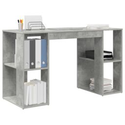 Berkfield Home Grey Computer Desk Concrete grey - thumbnail 3