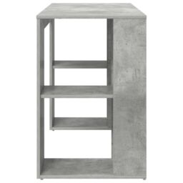Berkfield Home Grey Computer Desk Concrete grey - thumbnail 5