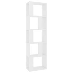 Berkfield Home Book Cabinet/Room Divider White 45x24x159 cm Engineered Wood - Size: 45 x 24 x 159 cm - thumbnail 1