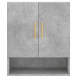 Berkfield Home Wall Cabinet Concrete Grey 60x31x70 cm Engineered Wood - Size: 60 x 31 x 70 cm - thumbnail 5
