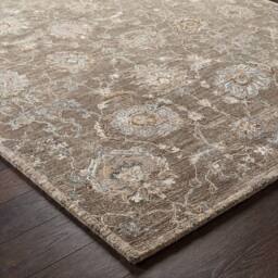 Livabliss Arda-Vintage Brown Grey Blue Traditional Boho Fringe Living Rug - Size: 200 cm x 290 cm - thumbnail 6
