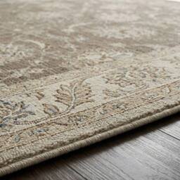 Livabliss Arda-Vintage Brown Grey Blue Traditional Boho Fringe Living Rug - Size: 200 cm x 290 cm - thumbnail 3