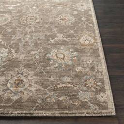 Livabliss Arda-Vintage Brown Grey Blue Traditional Boho Fringe Living Rug - Size: 200 cm x 290 cm - thumbnail 5