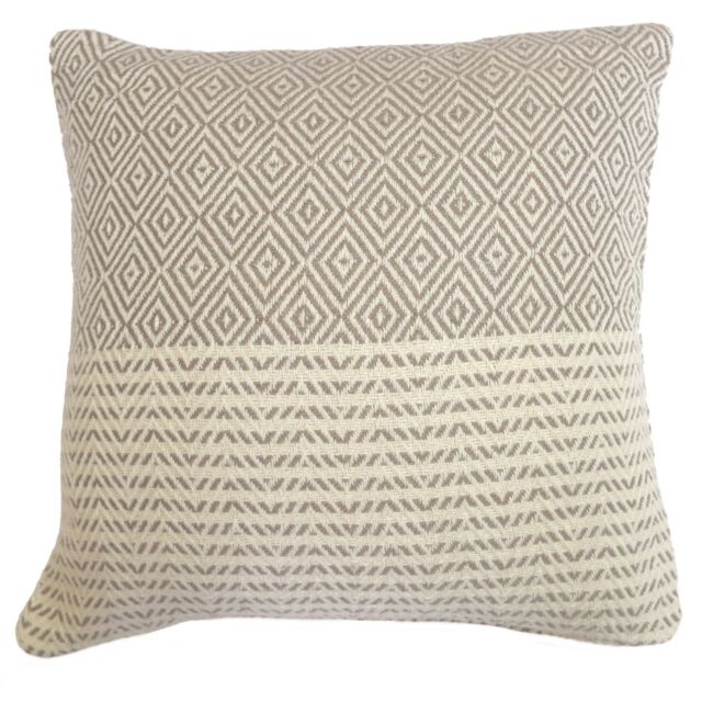 Rapport Home Rona Cushion Cover (43x43) in Natural - Size: 43 cm x 43 cm - image 1