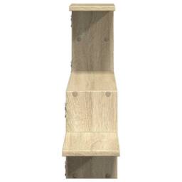 Berkfield Home Wall Shelf Sonoma Oak 104x15x49 cm Engineered Wood in Light Brown - Size: 104 x 15 x 49 cm - thumbnail 5