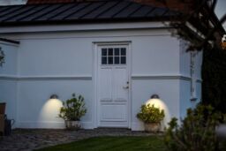 Nordlux Modern Outdoor Wall Light Silver Galvanized steel E27 Coastal/Marine Safe - Mains Powered, IP33 - thumbnail 2