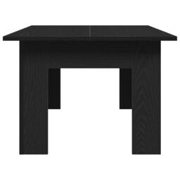 Berkfield Home Black Oak Coffee Table, 100x60x42 cm, Made of Engineered Wood - Size: 100 x 60 x 42 cm - thumbnail 7