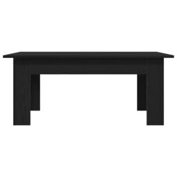 Berkfield Home Black Oak Coffee Table, 100x60x42 cm, Made of Engineered Wood - Size: 100 x 60 x 42 cm - thumbnail 6