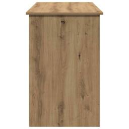 Berkfield Home Decorative Desk Artisan Oak 102x50x75 cm Engineered Wood in Brown - Size: 102 x 50 x 75 cm - thumbnail 6