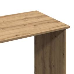 Berkfield Home Decorative Desk Artisan Oak 102x50x75 cm Engineered Wood in Brown - Size: 102 x 50 x 75 cm - thumbnail 8