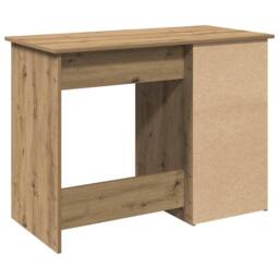 Berkfield Home Decorative Desk Artisan Oak 102x50x75 cm Engineered Wood in Brown - Size: 102 x 50 x 75 cm - thumbnail 7