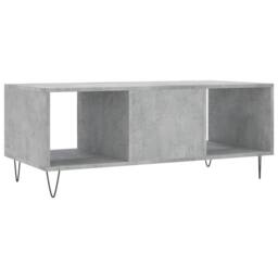 Berkfield Home Coffee Table Concrete Grey 102x50x40 cm Engineered Wood - Size: 102 x 50 x 40 cm - thumbnail 8