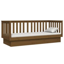 Berkfield Home Day Bed Honey Brown 75x190 cm Solid Wood Pine - thumbnail 6