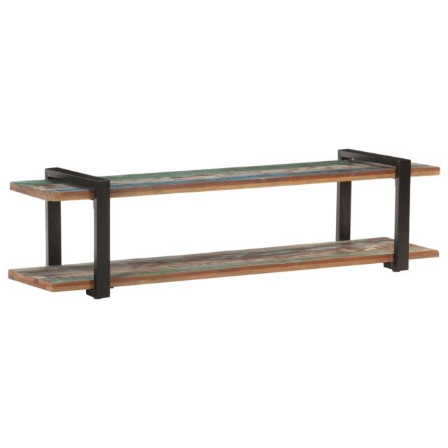 Berkfield Home TV Cabinet 160x40x40 cm Solid Reclaimed Wood in Brown - Size: 160 x 40 x 40 cm - image 1