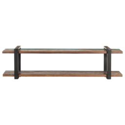 Berkfield Home TV Cabinet 160x40x40 cm Solid Reclaimed Wood in Brown - Size: 160 x 40 x 40 cm - thumbnail 2