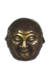 KDMD Four Face Buddha Brass Fengshui Ornament - 5cm, Home Decor & Serenity in Gold - thumbnail 2