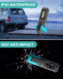 Koolite Men's LED Inspection light, Waterproof, Rechargeable Work Light, Portable with Magnetic stand & clip in Blue - thumbnail 6