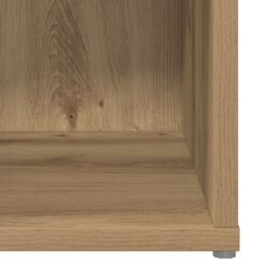 Berkfield Home TV Cabinet with Storage Artisan oak Engineered Wood in Brown - thumbnail 9