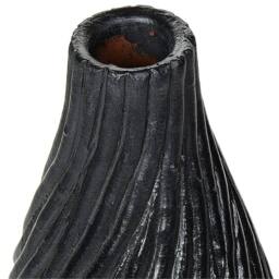 Wyld and Coco Black Terracotta Vase 50cm - Minimalist Scandi Decorative - thumbnail 5