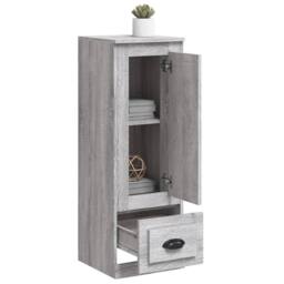 Berkfield Home Highboard Grey Sonoma 36x35.5x103.5 cm Engineered Wood - thumbnail 4