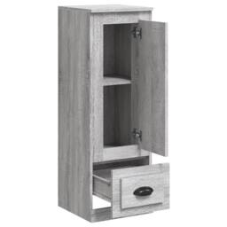 Berkfield Home Highboard Grey Sonoma 36x35.5x103.5 cm Engineered Wood - thumbnail 7