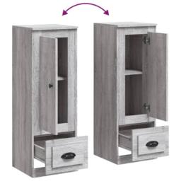 Berkfield Home Highboard Grey Sonoma 36x35.5x103.5 cm Engineered Wood - thumbnail 8