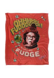 Warner Brothers A Christmas Story Silky Touch Super Soft Throw Blanket 152x127cm in White - Size: 152x127 cm - thumbnail 1