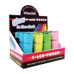 Dragodirect 9 LED Glow in the Dark Torch Bright & Durable - thumbnail 3