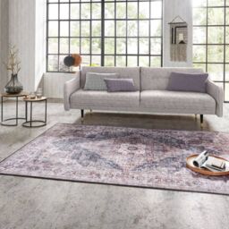 THE RUGS Palma Indoor Outdoor Reversible Rug Durable Soft for Living Room in Grey - Size: 200 cm x 290 cm - thumbnail 7