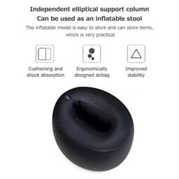 FLAVORA Car Inflatable Mattress Travel Air Bed Back Seat Rest Sleeping Pad in Grey - thumbnail 6
