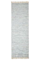 Homescapes Leather Glitter Hall Runner, 66 x 200 cm in Natural - Size: 66 cm x 200 cm - thumbnail 2