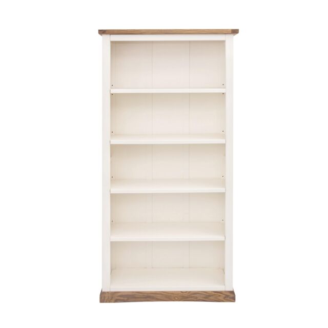 Cabinet Bits Bookcase with plinth 180x90x30cm in Off-White - Size: 180 x 90 x 30 cm - image 1