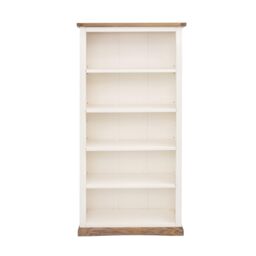 Cabinet Bits Bookcase with plinth 180x90x30cm in Off-White - Size: 180 x 90 x 30 cm - thumbnail 1