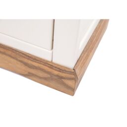 Cabinet Bits Bookcase with plinth 180x90x30cm in Off-White - Size: 180 x 90 x 30 cm - thumbnail 3